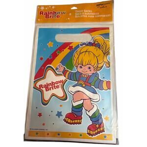 Rainbow Brite Party favor bags 8ct Birthday Celebration Kids Retro 80s